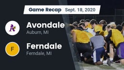 Recap: Avondale  vs. Ferndale  2020
