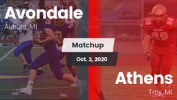 Matchup: Avondale HS vs. Athens  2020