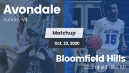 Matchup: Avondale HS vs. Bloomfield Hills  2020