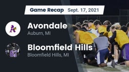 Recap: Avondale  vs. Bloomfield Hills  2021