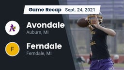 Recap: Avondale  vs. Ferndale  2021