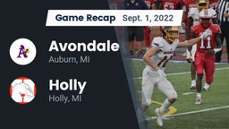 Recap: Avondale  vs. Holly  2022
