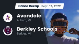 Recap: Avondale  vs. Berkley Schools 2022