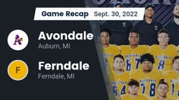 Recap: Avondale  vs. Ferndale  2022