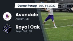 Recap: Avondale  vs. Royal Oak  2022