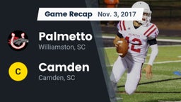 Recap: Palmetto  vs. Camden  2017