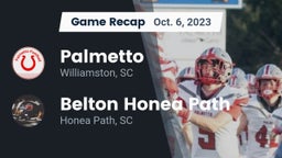 Recap: Palmetto  vs. Belton Honea Path  2023