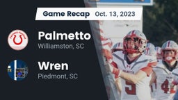 Recap: Palmetto  vs. Wren  2023