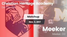 Matchup: Christian Heritage A vs. Meeker  2017