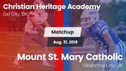 Matchup: Christian Heritage A vs. Mount St. Mary Catholic  2018