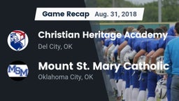 Recap: Christian Heritage Academy vs. Mount St. Mary Catholic  2018