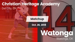 Matchup: Christian Heritage A vs. Watonga  2018