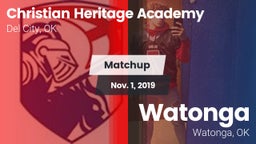 Matchup: Christian Heritage A vs. Watonga  2019