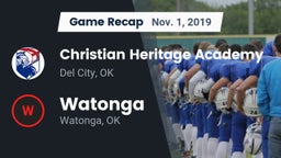 Recap: Christian Heritage Academy vs. Watonga  2019