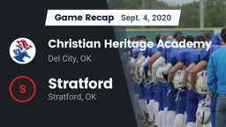 Recap: Christian Heritage Academy vs. Stratford  2020