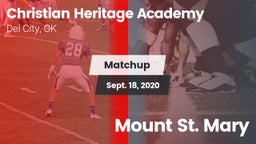 Matchup: Christian Heritage A vs. Mount St. Mary 2020