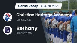 Recap: Christian Heritage Academy vs. Bethany  2021