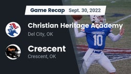 Recap: Christian Heritage Academy vs. Crescent  2022