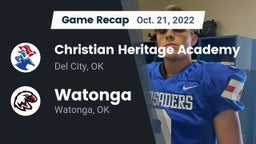 Recap: Christian Heritage Academy vs. Watonga  2022