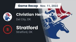 Recap: Christian Heritage Academy vs. Stratford  2022