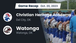 Recap: Christian Heritage Academy vs. Watonga  2023