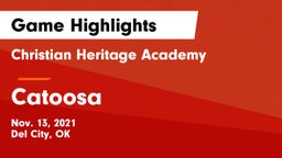 Christian Heritage Academy vs Catoosa  Game Highlights - Nov. 13, 2021