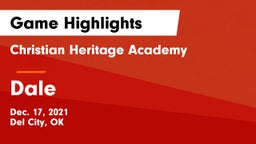 Christian Heritage Academy vs Dale  Game Highlights - Dec. 17, 2021