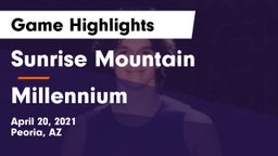 Sunrise Mountain  vs Millennium   Game Highlights - April 20, 2021