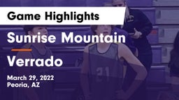 Sunrise Mountain  vs Verrado Game Highlights - March 29, 2022