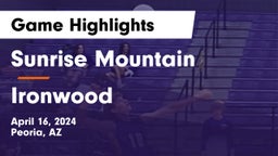 Sunrise Mountain  vs Ironwood  Game Highlights - April 16, 2024