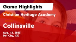 Christian Heritage Academy vs Collinsville  Game Highlights - Aug. 12, 2023