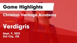 Christian Heritage Academy vs Verdigris  Game Highlights - Sept. 9, 2023