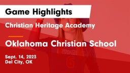 Christian Heritage Academy vs Oklahoma Christian School Game Highlights - Sept. 14, 2023