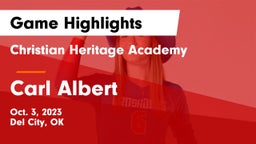 Christian Heritage Academy vs Carl Albert   Game Highlights - Oct. 3, 2023