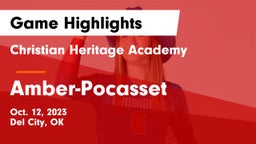 Christian Heritage Academy vs Amber-Pocasset  Game Highlights - Oct. 12, 2023