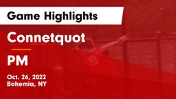 Connetquot  vs PM Game Highlights - Oct. 26, 2022