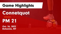 Connetquot  vs PM 21 Game Highlights - Oct. 26, 2022