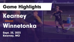 Kearney  vs Winnetonka  Game Highlights - Sept. 25, 2023
