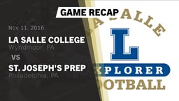 Recap: La Salle College  vs. St. Joseph's Prep  2016
