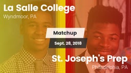 Matchup: La Salle College HS vs. St. Joseph's Prep  2018