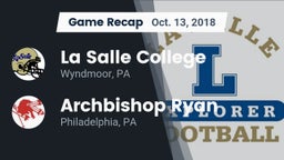 Recap: La Salle College  vs. Archbishop Ryan  2018
