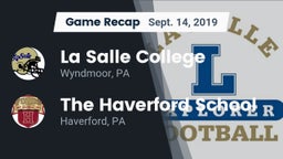 Recap: La Salle College  vs. The Haverford School 2019