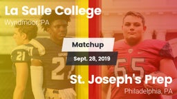 Matchup: La Salle College HS vs. St. Joseph's Prep  2019
