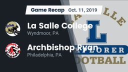 Recap: La Salle College  vs. Archbishop Ryan  2019