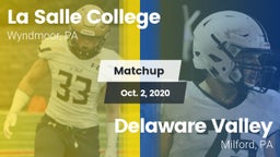 Matchup: La Salle College HS vs. Delaware Valley  2020