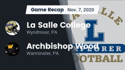 Recap: La Salle College  vs. Archbishop Wood  2020