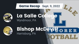Recap: La Salle College  vs. Bishop McDevitt  2022