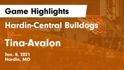 Hardin-Central Bulldogs vs Tina-Avalon Game Highlights - Jan. 8, 2021