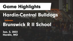Hardin-Central Bulldogs vs Brunswick R II School Game Highlights - Jan. 3, 2022