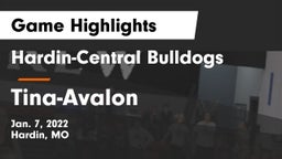 Hardin-Central Bulldogs vs Tina-Avalon Game Highlights - Jan. 7, 2022